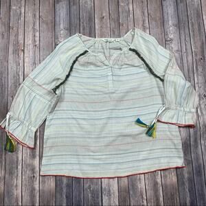 Marakesh Boho threaded tassel top